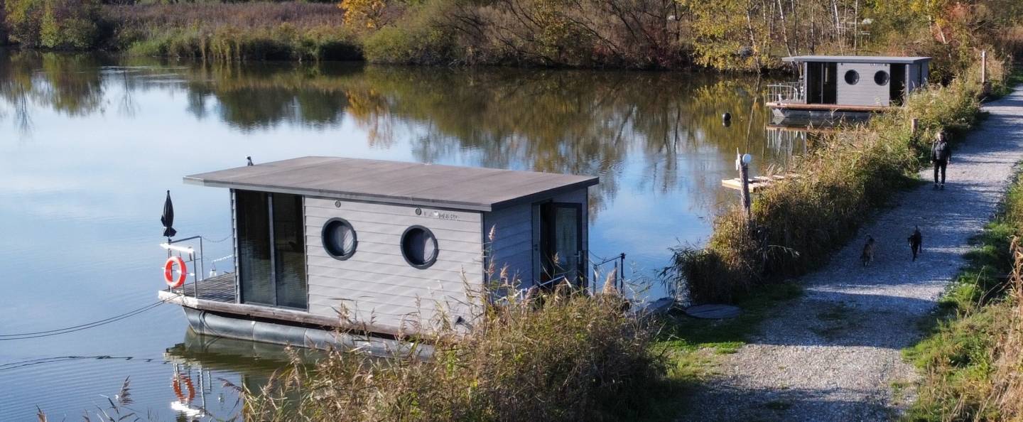 Teichquartier Hausboote Urlaub Österreich